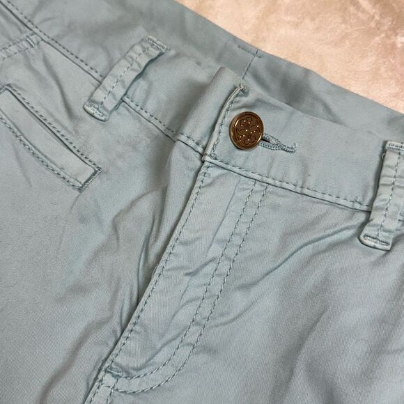 Tory Burch Blue Side Stripe Pants 4 - Picture 7 of 13